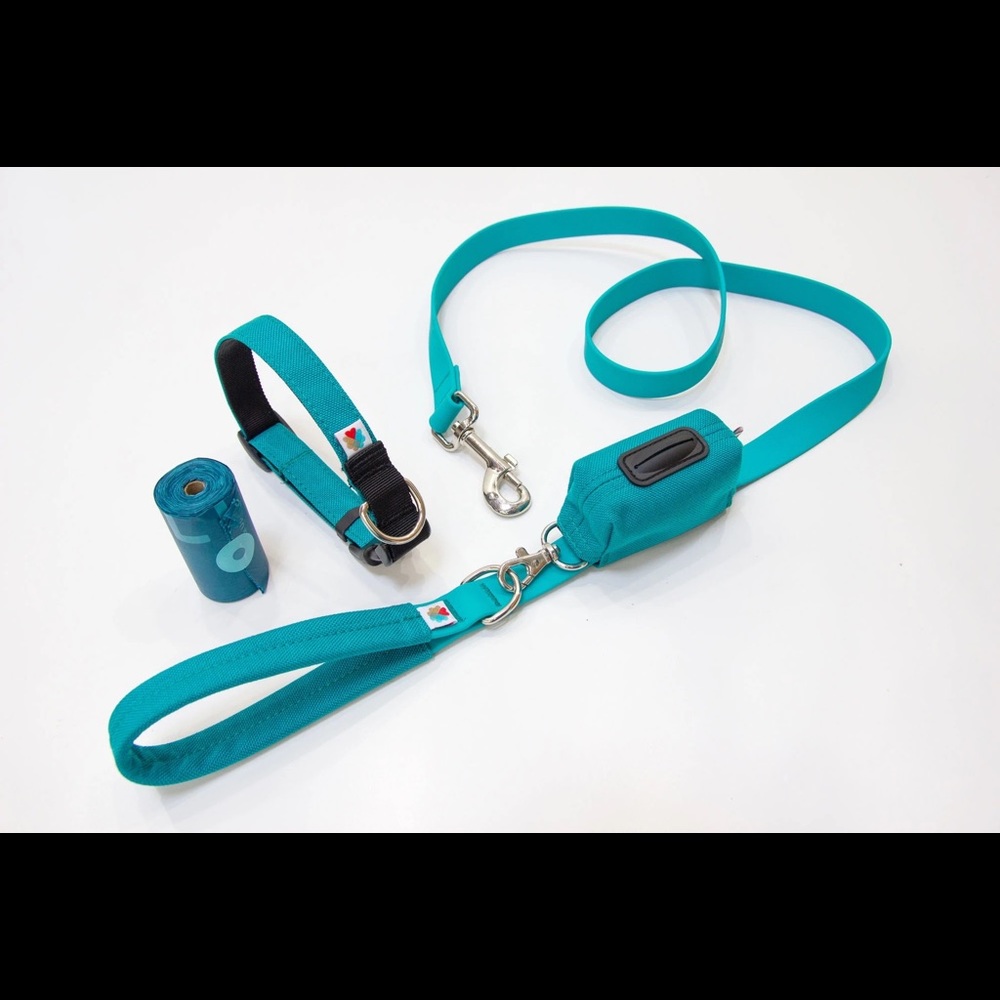 Wildebeest Starter Kit (Collar, Leash, and Poop Bag Holder)